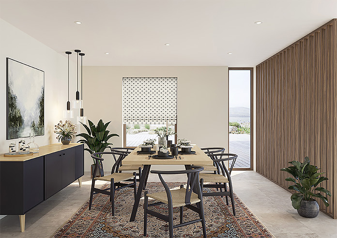 Hanalei, Jet - Roman Blind - Image 5